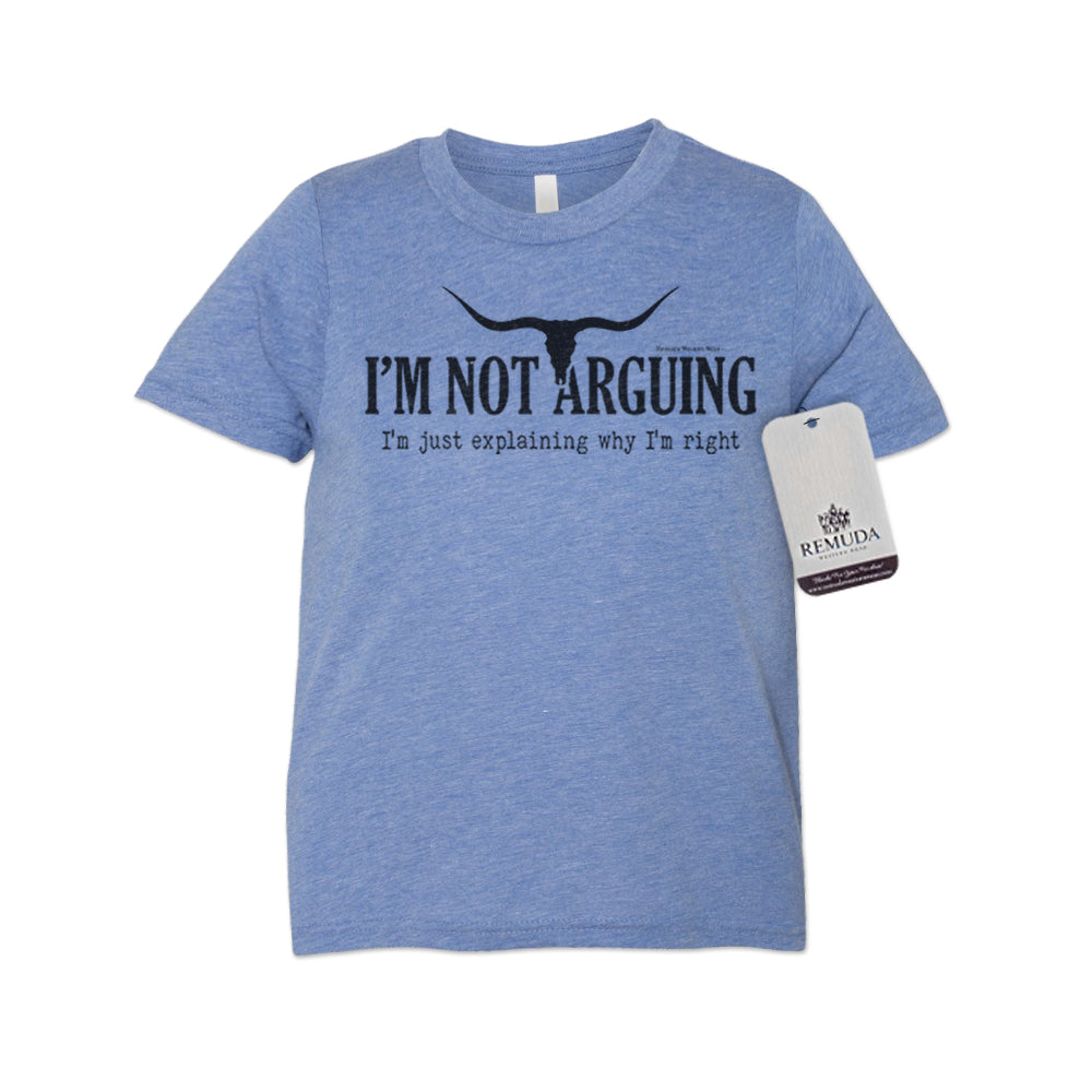 I'm Not Arguing, I'm Just Explaining Why I'm Right - Youth Tee