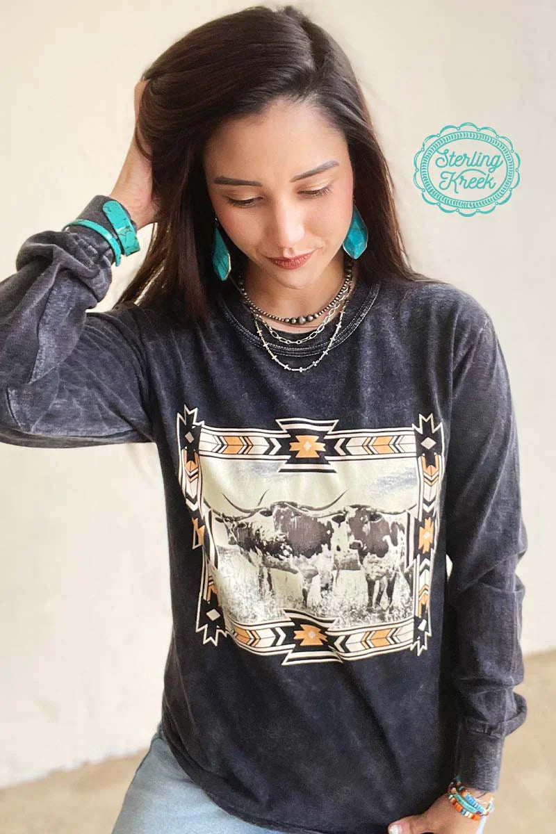 Love & Longhorns Long Sleeve- SALE