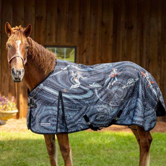 Jeffers Expression 1200D Draft Horse Turnout Blanket, 240 g | Waterproof, Breathable & Safe Design