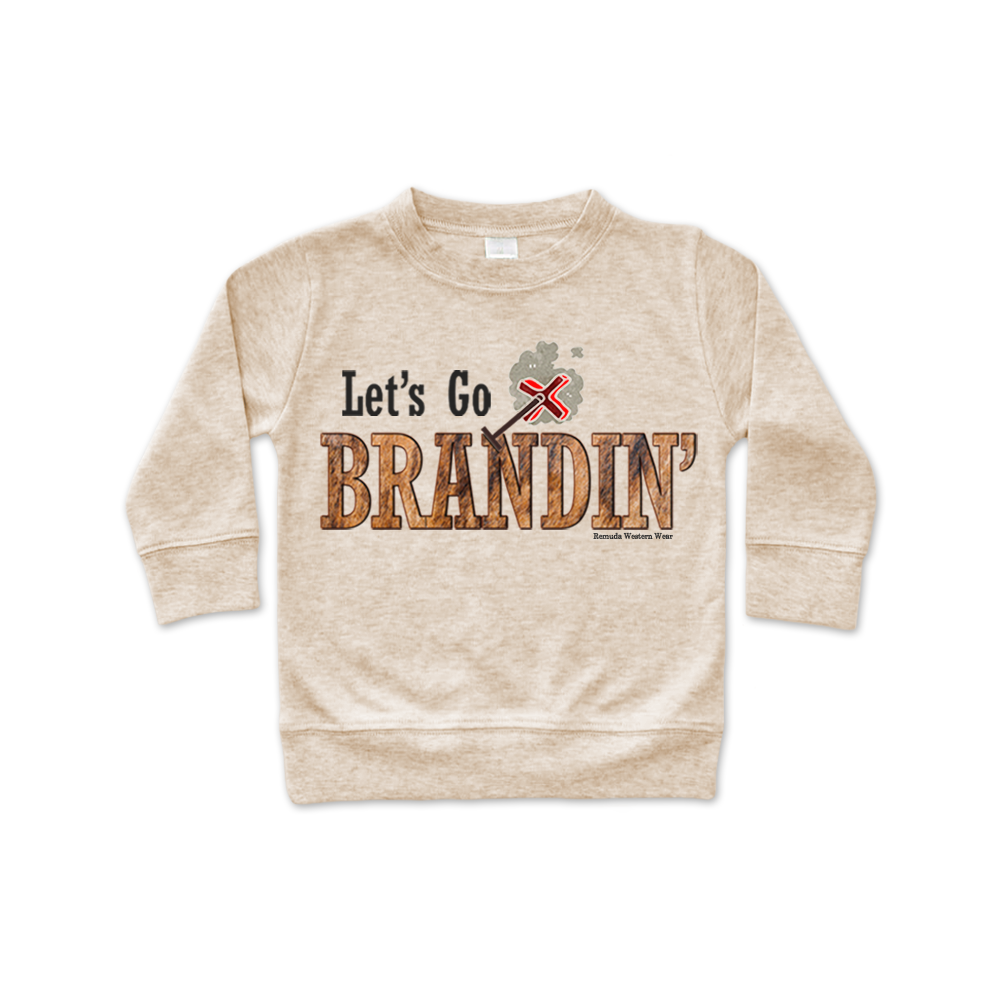 LET'S GO BRANDIN' Infant Western Pullover