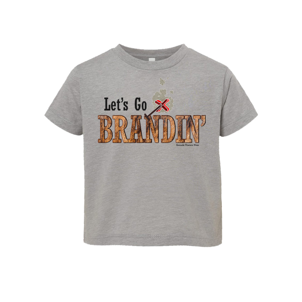 LET'S GO BRANDIN' Toddler Western Tee
