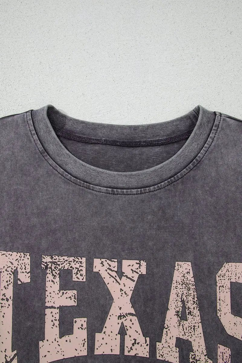 Love Salve Grey Steer Graphic Tee Unisex Casual Western T-Shirt Soft Wash