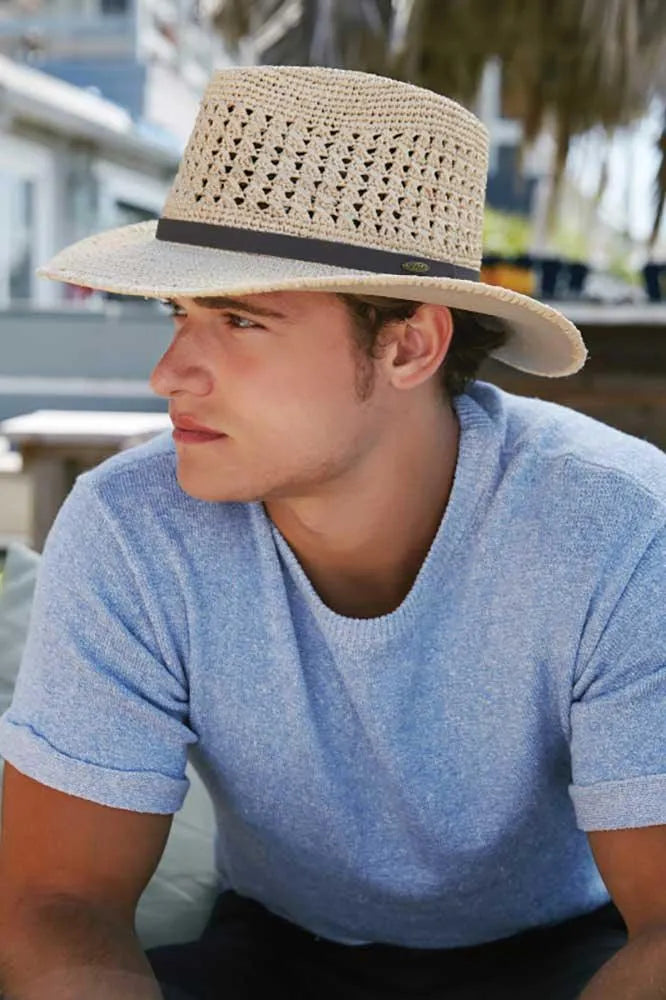 Scala Puerto- Straw Fedora Hat