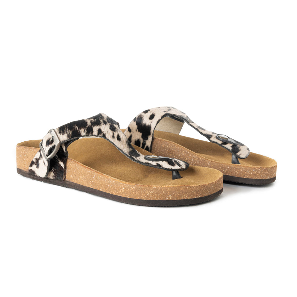 Myra Chino Western sandals side view