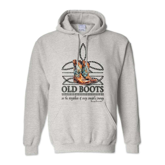 Old Boots Cowgirl - Adult Women's Western Pullover Hoodie