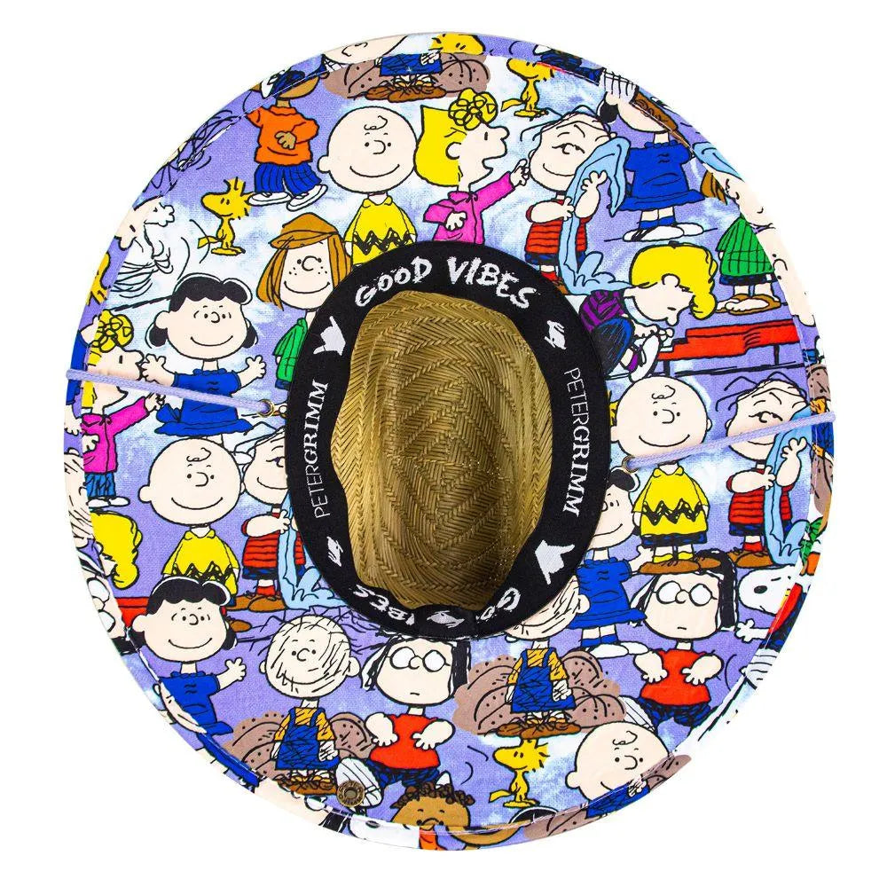 Peter Grimm Peanuts Characters - Rye Straw Lifeguard Hat