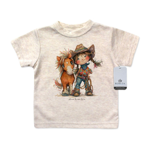 Pony Pals Cowgirl - Infant Kids Western Tee T-Shirt