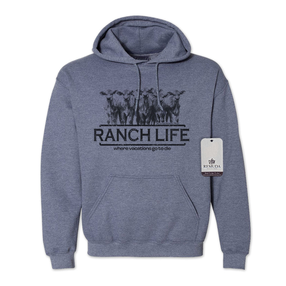 Ranch Life: Where Vacations Go To Die - Adult Unisex Western Hoodie