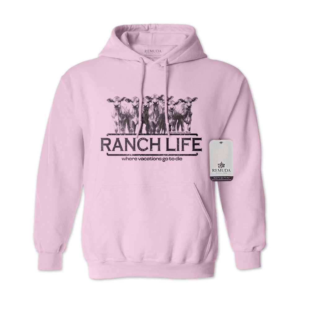 Ranch Life: Where Vacations Go To Die - Adult Unisex Western Hoodie