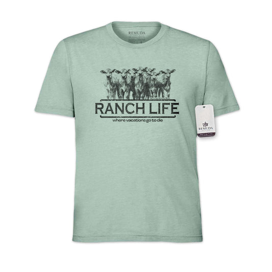 Ranch Life: Where Vacations Go To Die - Adult Unisex Western Tee T-Shirt