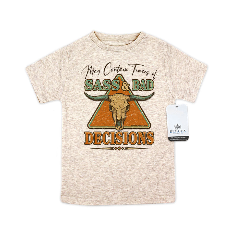 Sass & Bad Decisions - Western Toddler Tee T-Shirt
