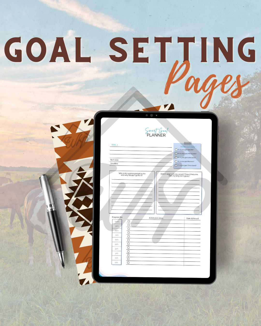 Goal Planning Sheets - Digital Download