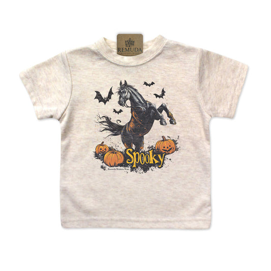 SPOOKY -  Infant Western Horse Halloween Tee