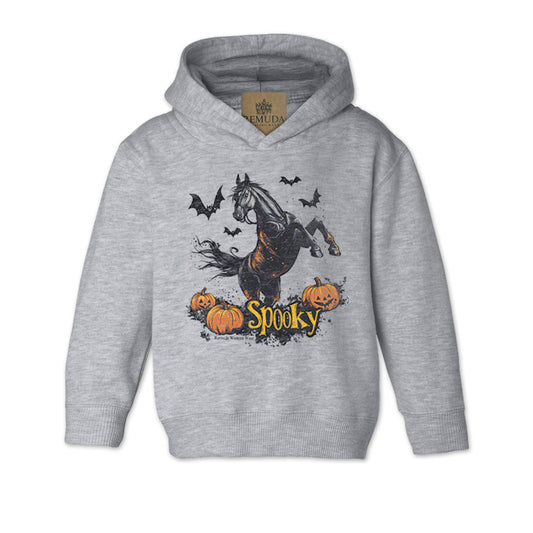 Spooky - Western Horse Toddler Pullover Halloween Hoodie