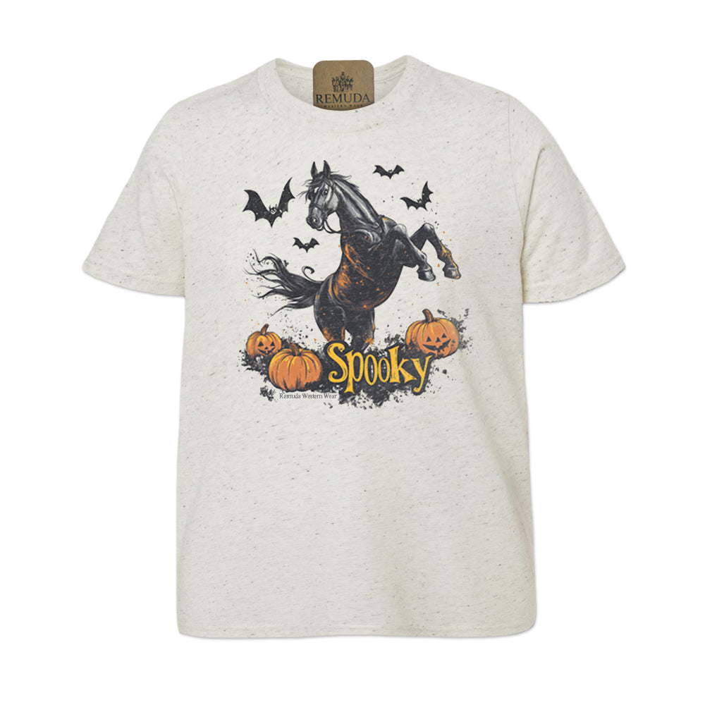 SPOOKY - Youth Western Horse Halloween Tee