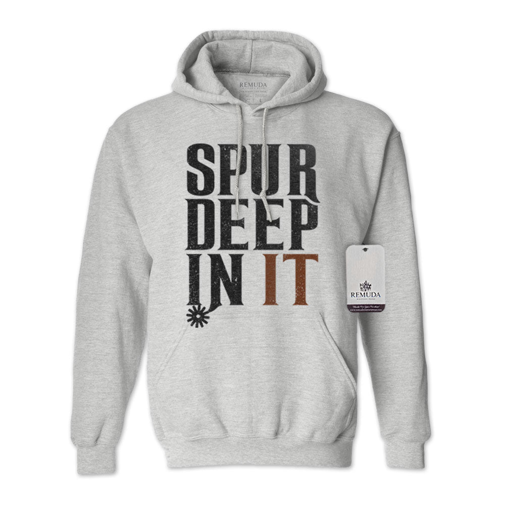 Spur Deep In It - Adult Unisex Western Hoodie