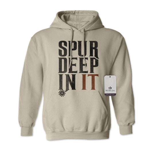 Spur Deep In It - Adult Unisex Western Hoodie