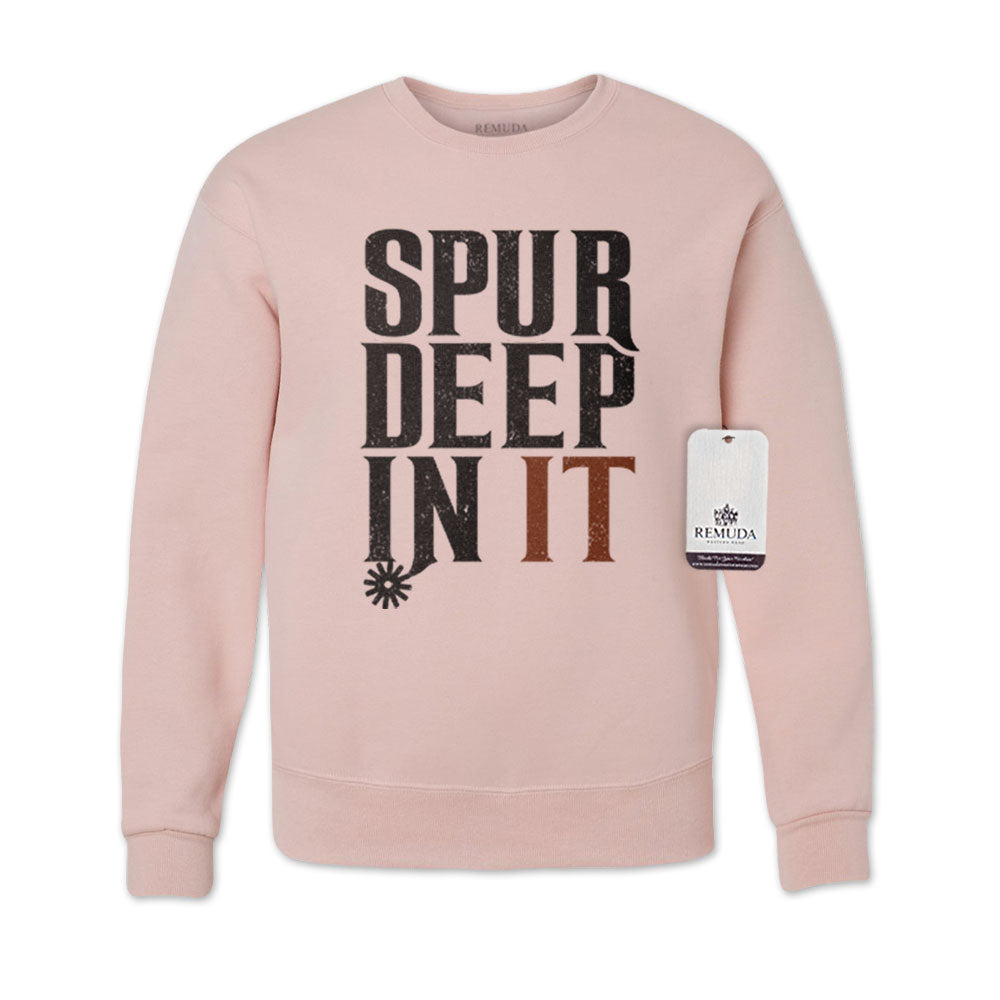 Spur Deep In It - Adult Unisex Western Sweatshirt