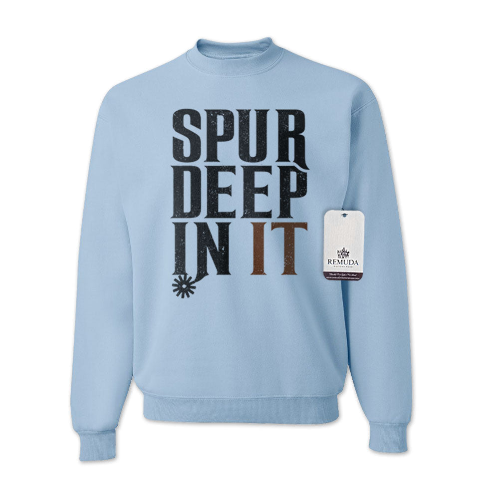 Spur Deep In It - Adult Unisex Western Sweatshirt