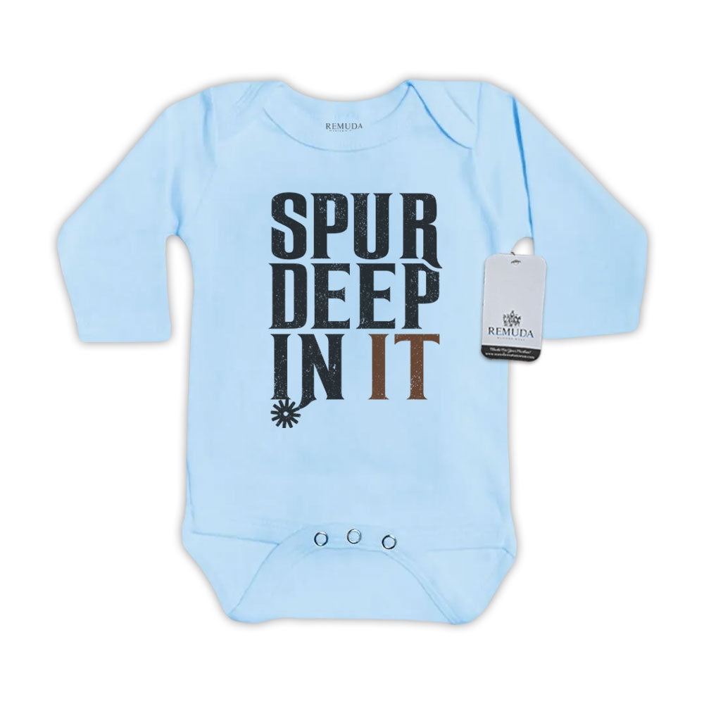 Spur Deep In It - Infant One Piece Western Romper