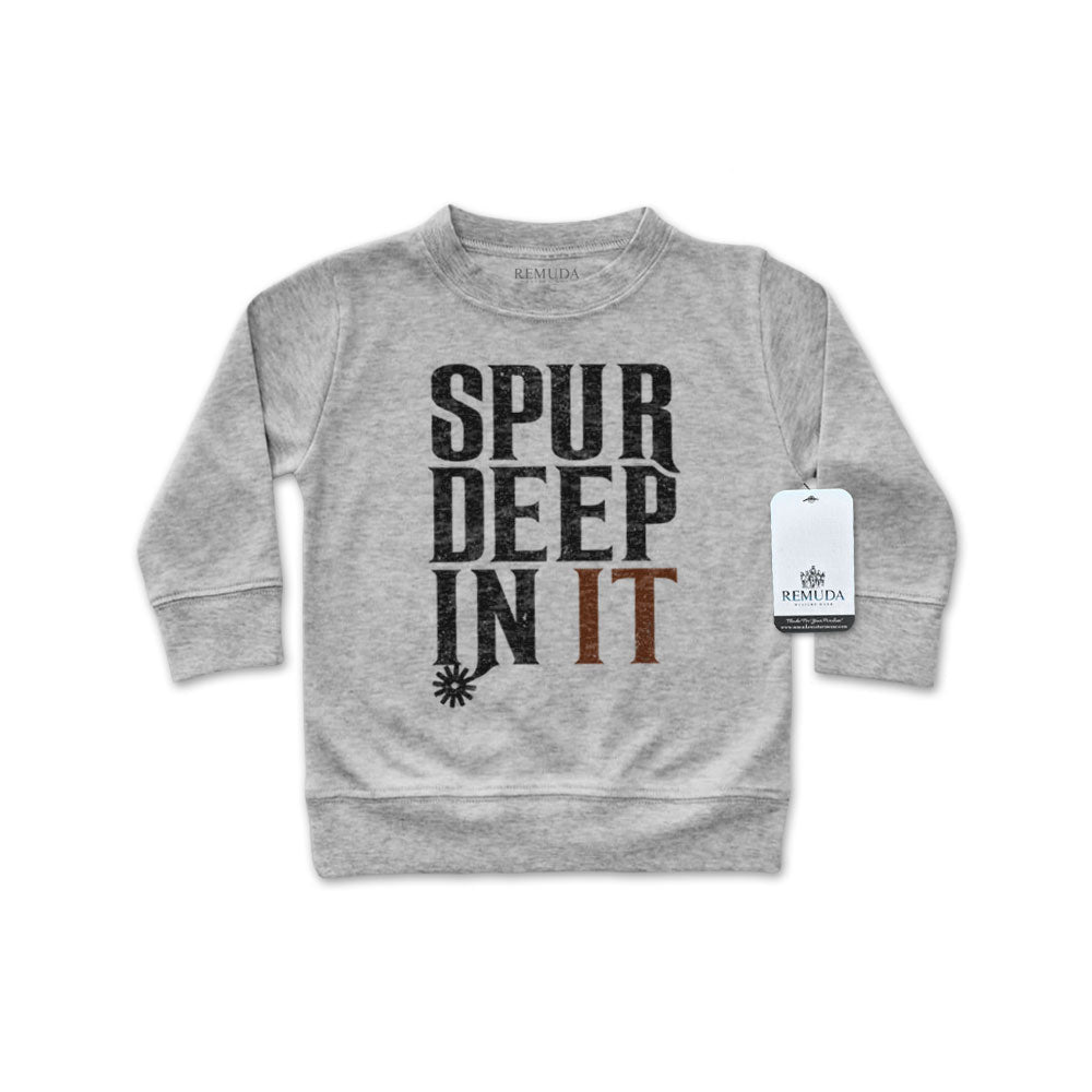 Spur Deep In It - Western Infant Long Sleeve Pullover Shirt