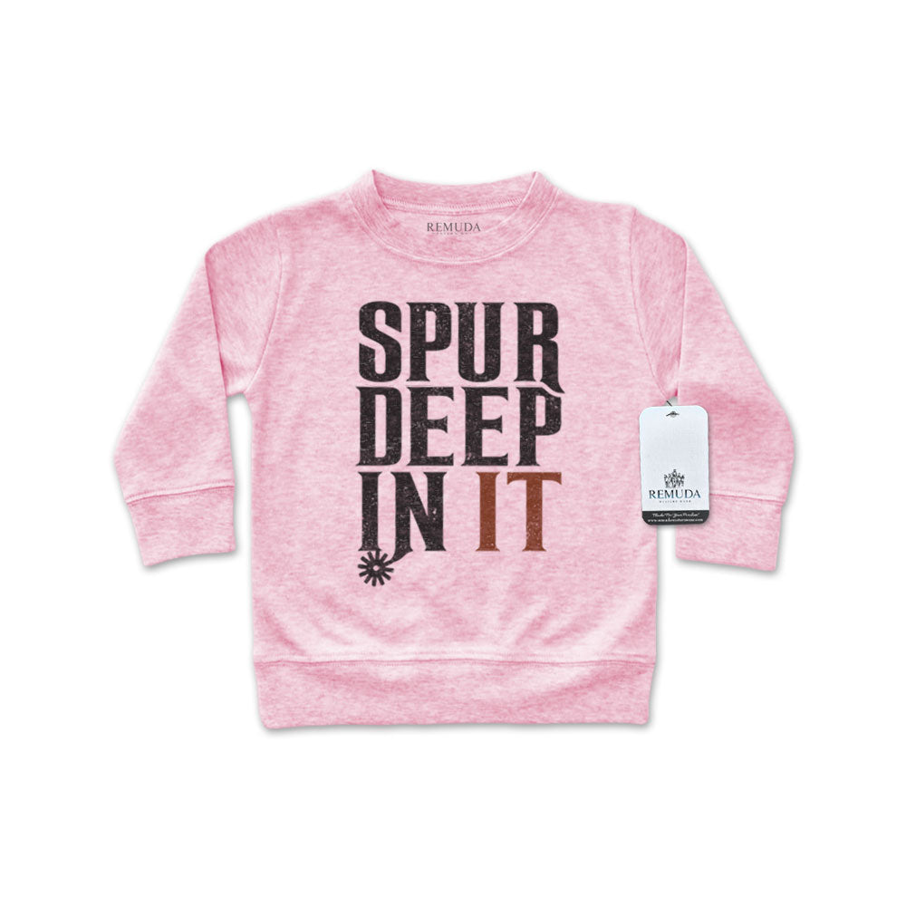 Spur Deep In It - Western Infant Long Sleeve Pullover Shirt