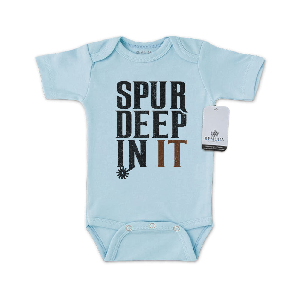 Spur Deep In It - Infant One Piece Western Romper