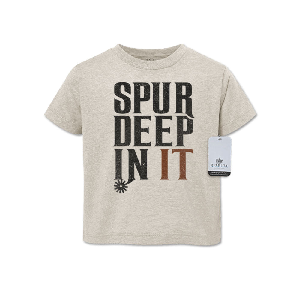 Spur Deep In It - Western Toddler Tee T-Shirt