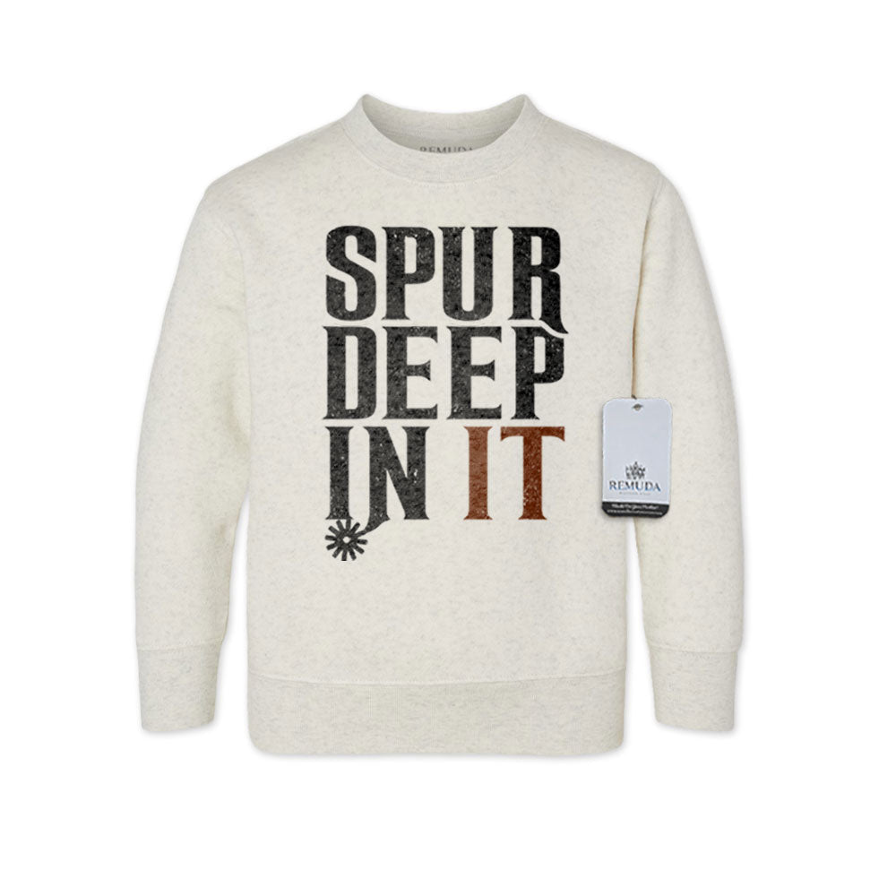 Spur Deep In It - Western Toddler Sweatshirt