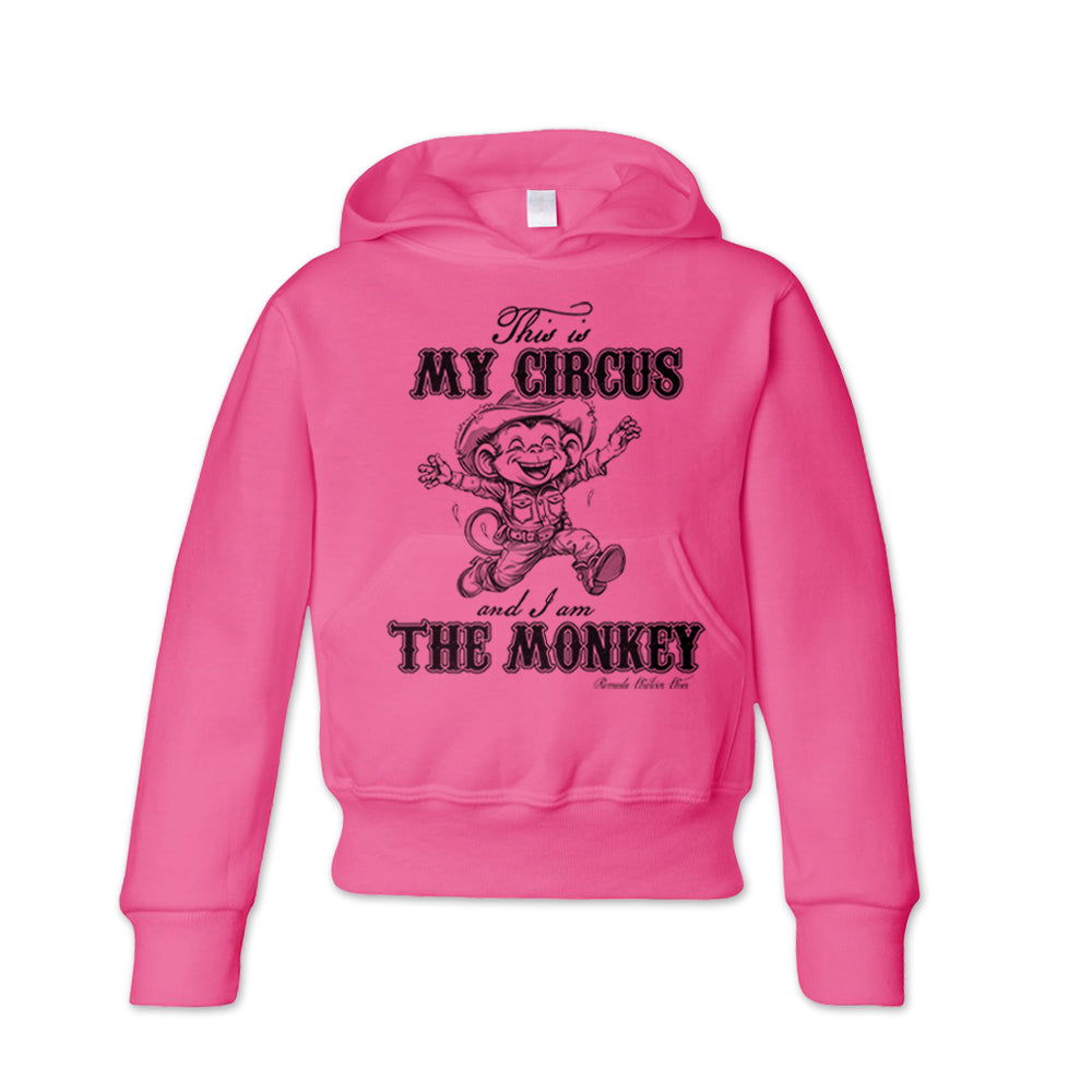 THIS IS MY CIRCUS AND I AM THE MONKEY Youth Western Pullover Hoodie