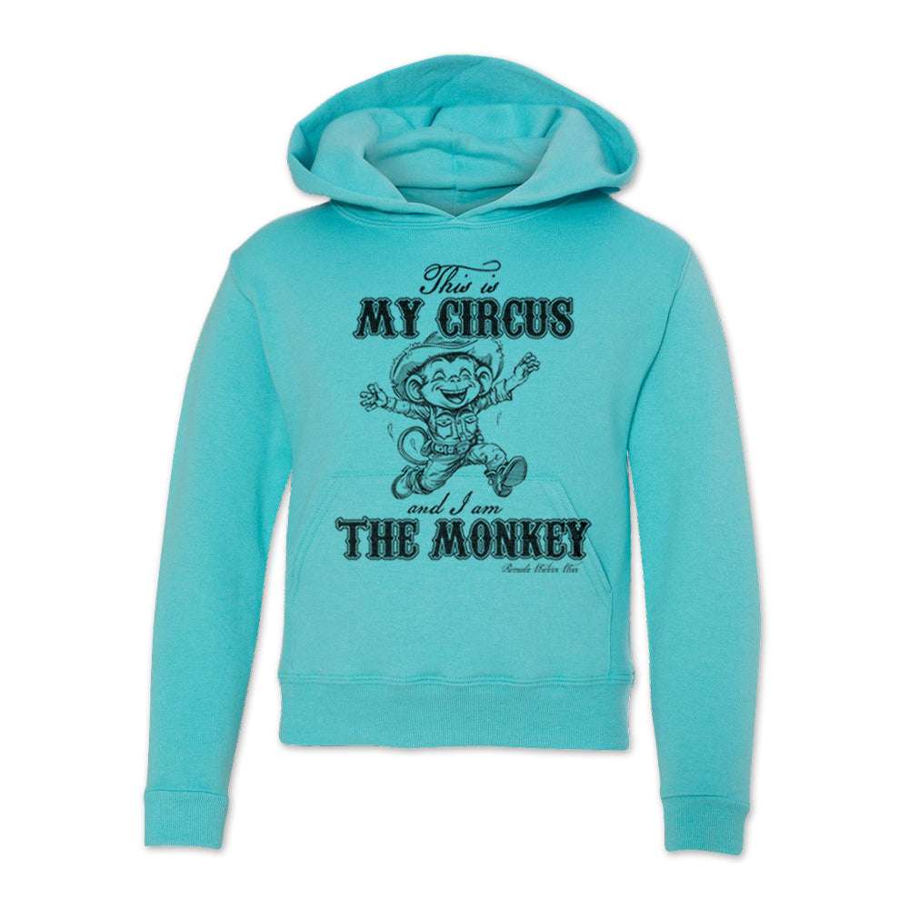 THIS IS MY CIRCUS AND I AM THE MONKEY Youth Western Pullover Hoodie