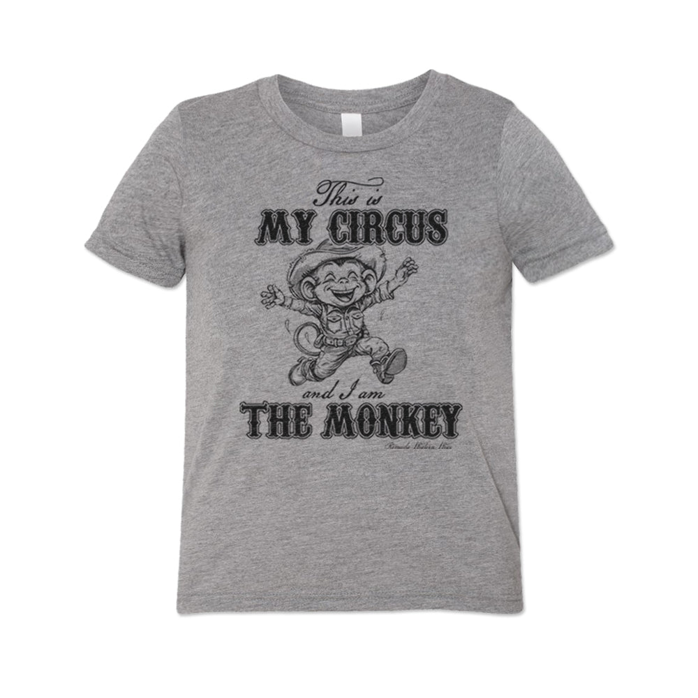 THIS IS MY CIRCUS AND I AM THE MONKEY Youth Western Tee