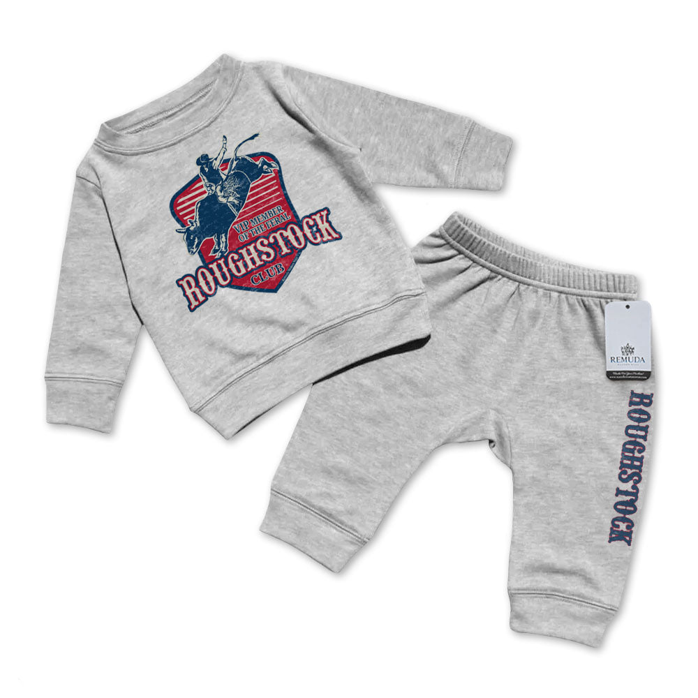 Feral Roughstock Club - Infant Western 2 Piece Sweatsuit
