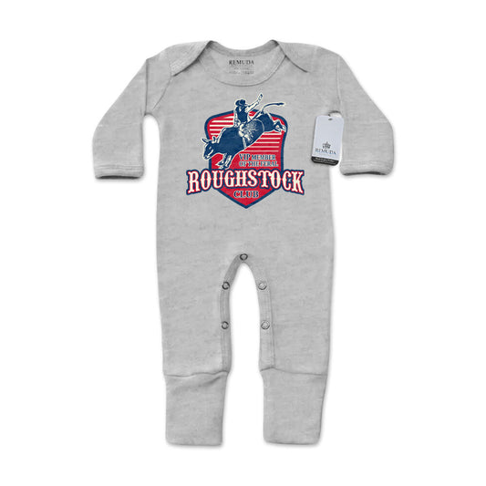 Feral Roughstock Club - Infant Western One-Piece Footed Pajamas W/Mittens
