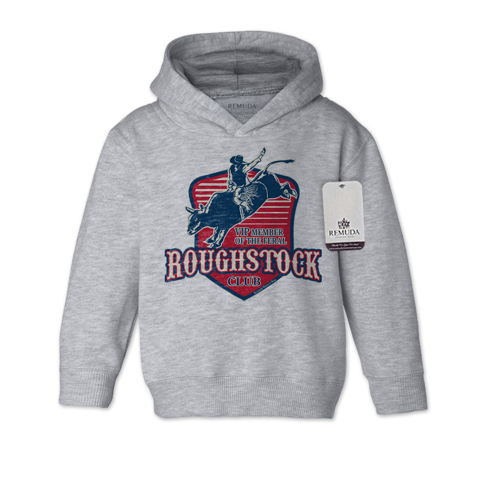Feral Roughstock Club - Toddler Kids Western Pullover Hoodie