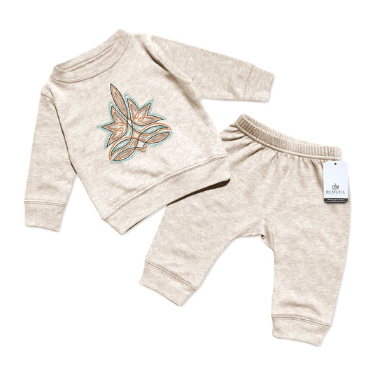 Western Boot Stitch - Infant Western 2 Piece Sweatsuit
