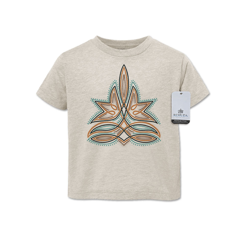 Western Boot Stitch - Western Toddler Tee T-Shirt