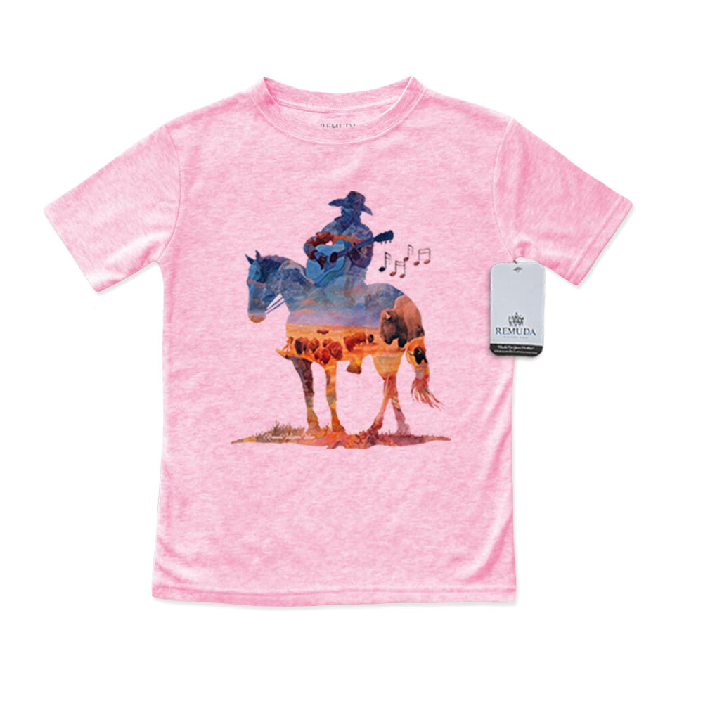 Where The Buffalo Roam - Watercolor Western Toddler Tee T-Shirt